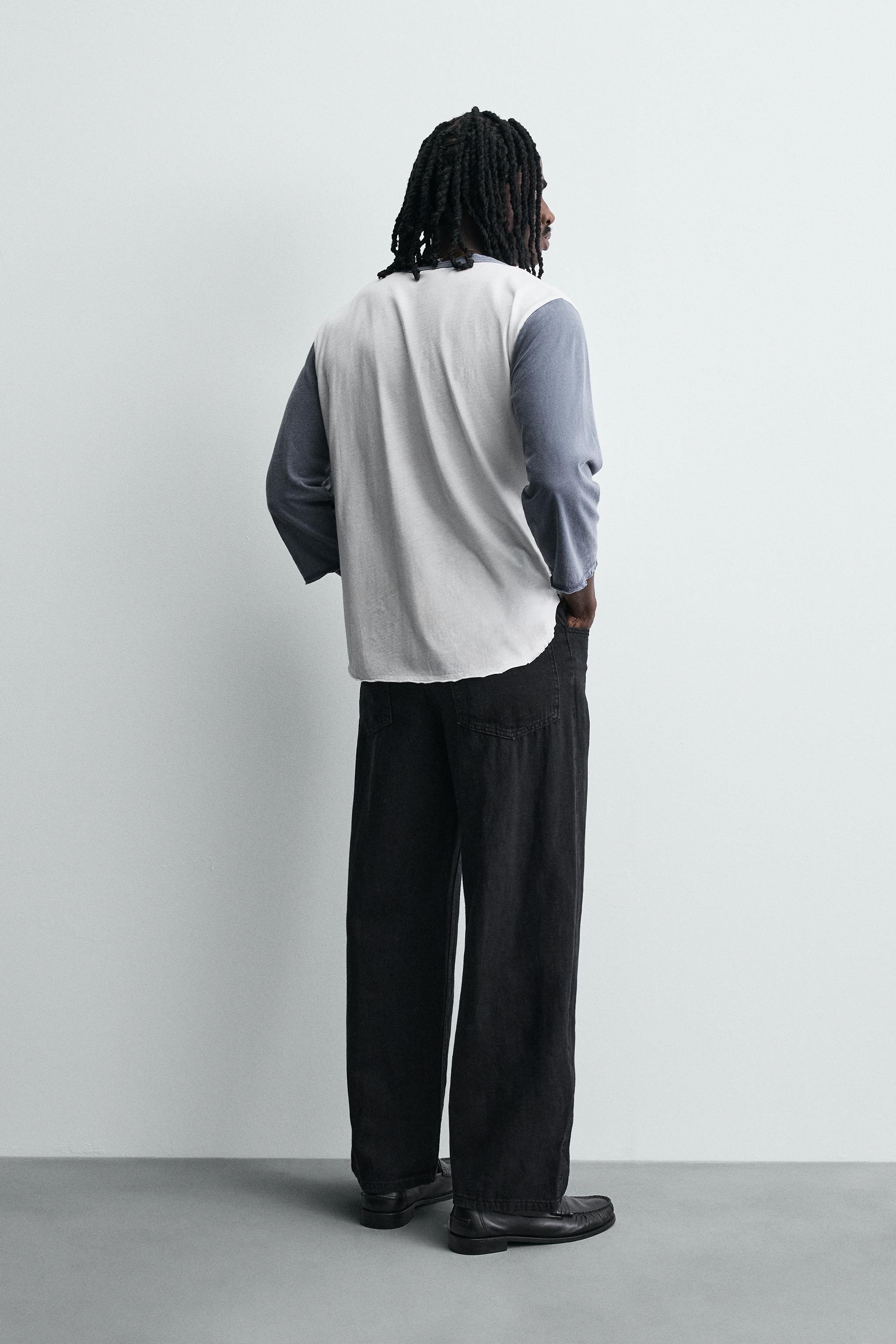 LIGHTWEIGHT LOOSE WIDE FIT JEANS